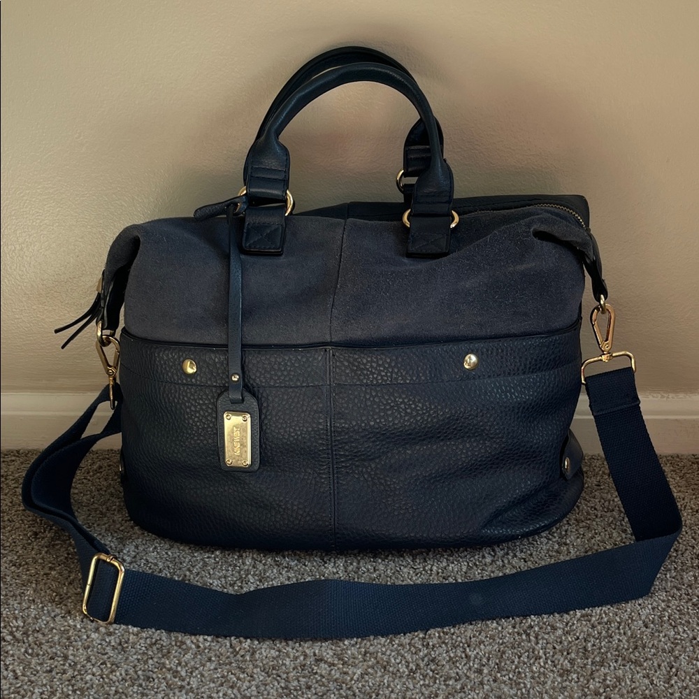 Nine West Navy Blue Satchel Bag
